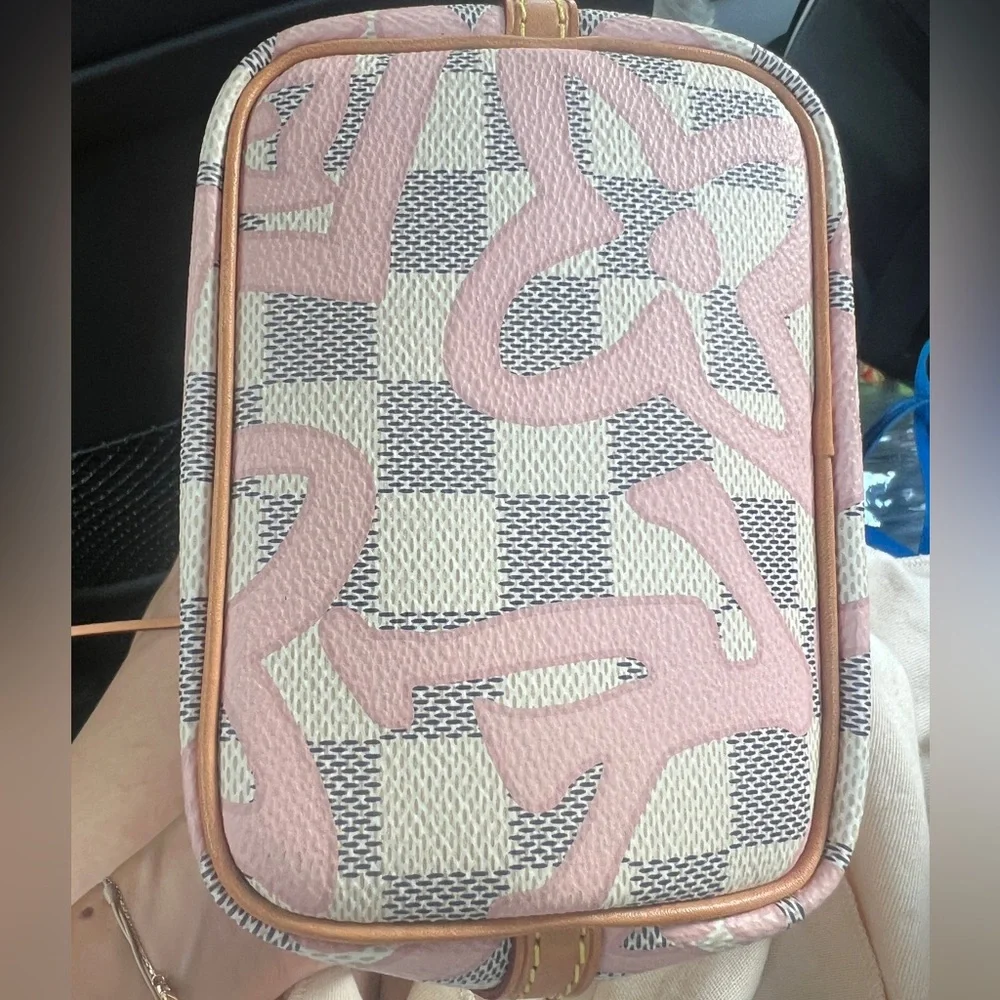 Louis Vuitton Damier Azur Tahiti Nano Noe Shoulder Bag - Picture 8 of 17
